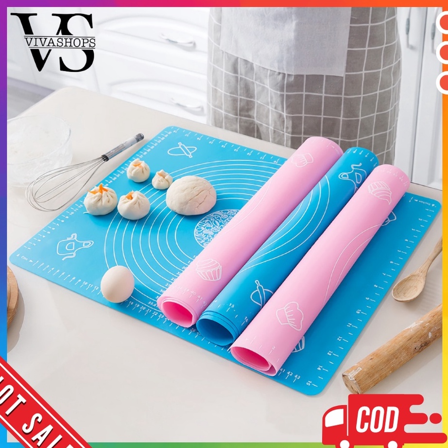 Paling Laku Alas Adonan Kue Silikon / Alas Bahan Adonan Kue / Alas Baking Pastry Adonan Kue Bahan Si