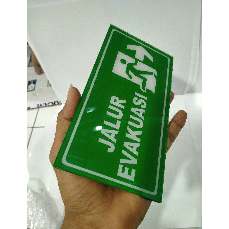 

ID34 acrylic rambu evakuasi jalur Best Product