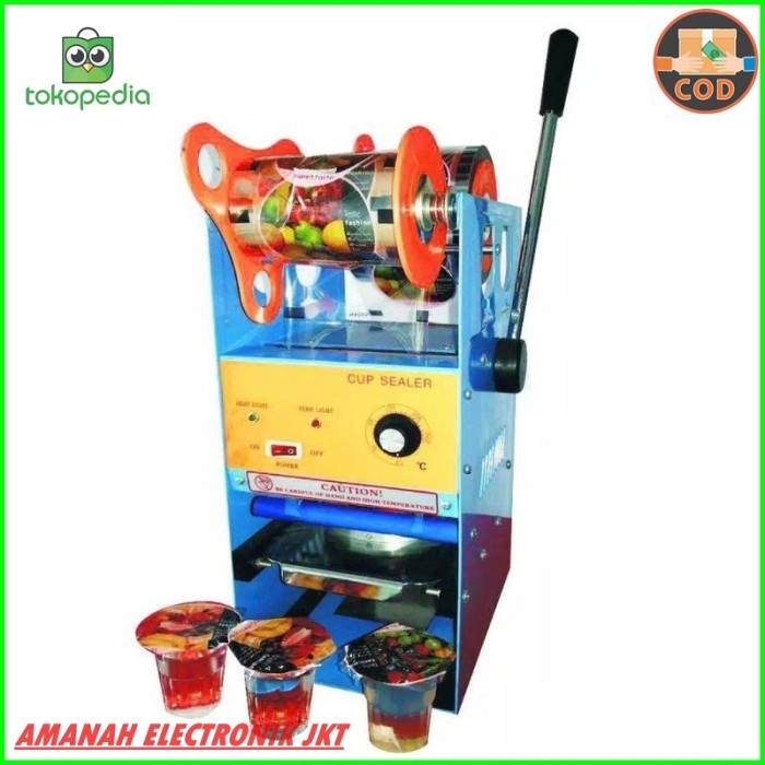 Alat Press Gelas Plastik Cup Sealer Omicko C35