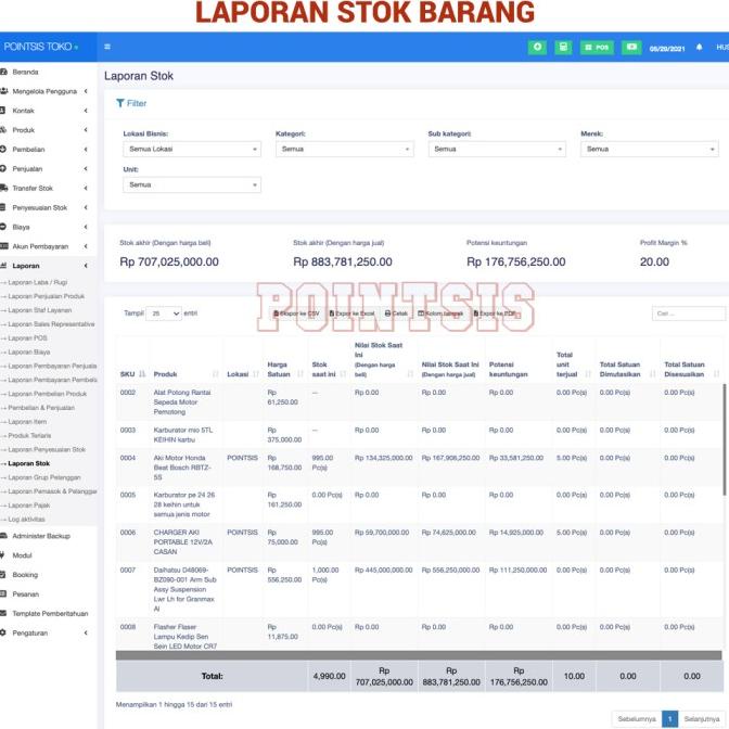 Source Code Aplikasi Kasir POS UltimatePOS 3.4 Laravel