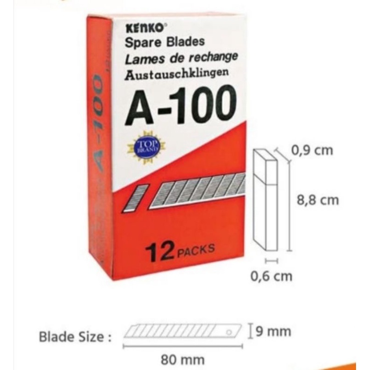 

Isi Cutter Kecil A-100 Kenko (Made in Korea)