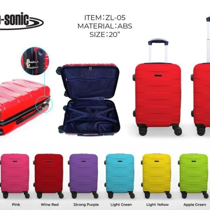 Cod  Koper Polo Sonic 20 Inch Kabin Size Anti Pecah Readyy Meydenmarket