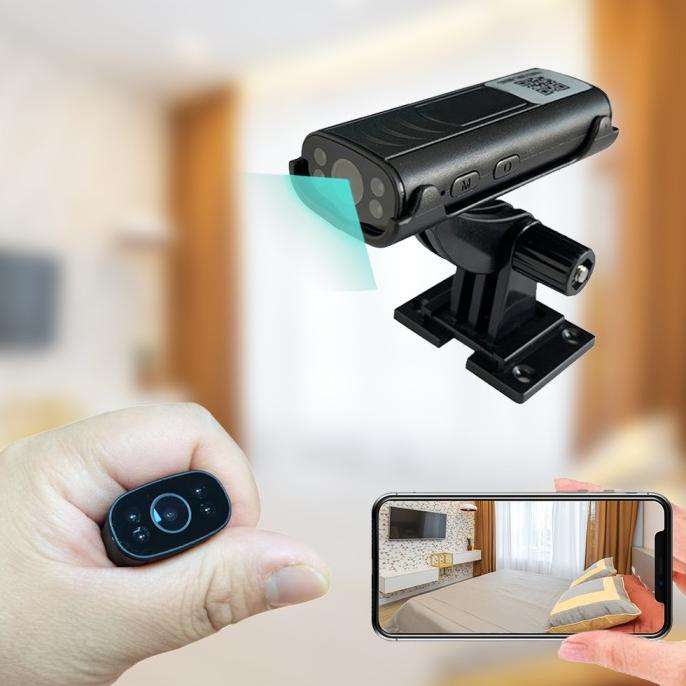 Spy Camera Mini Wifi Baterai Kamera Cctv Mini Tersembunyi Tanpa Kabel