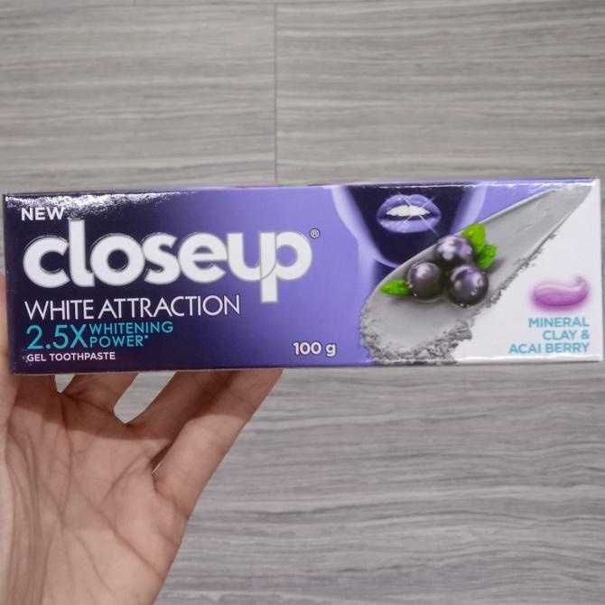CLOSE UP ODOL WHITE ATTRACTION NATURAL SMILE MINERAL ACAI BERRY 100GR