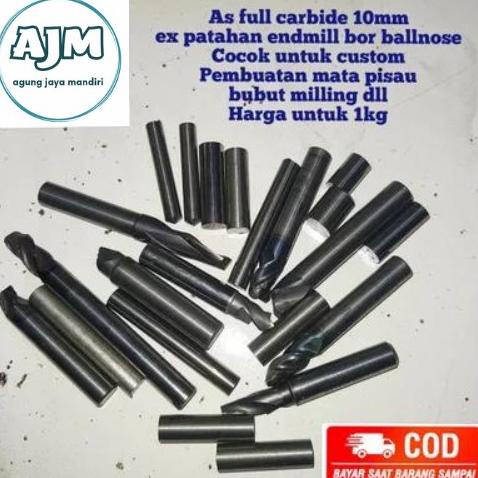 Alat As full carbide 10mm ex patahan endmill bor ballnose cocok untuk custo Baru 305