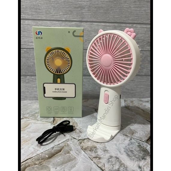 jQ BISA COD KIPAS MINI TANGAN USB PORTABLE CHARGER SX115 SQ-328 / MINI HANDLE FAN HOLDER ✾ (Murah)