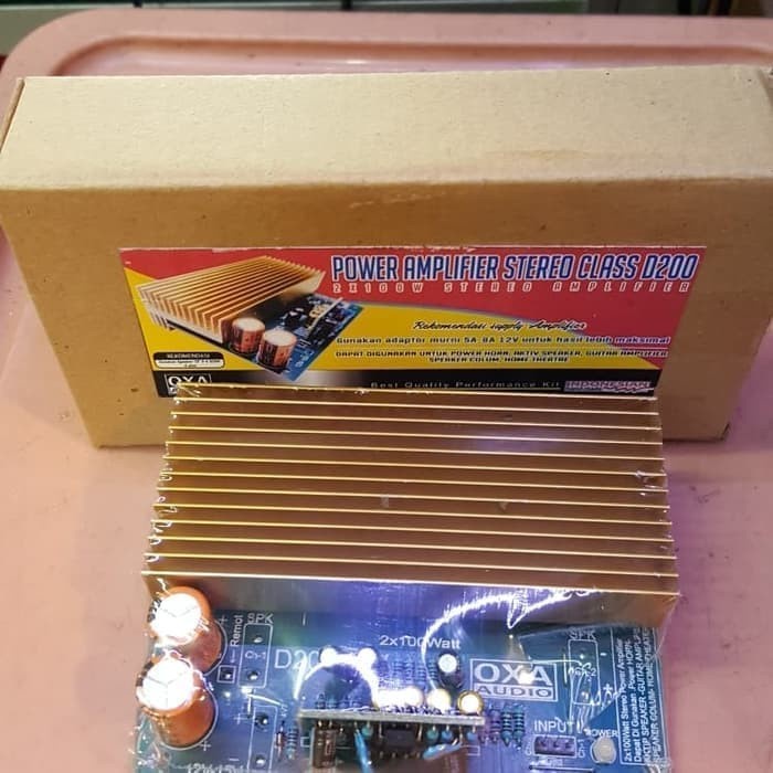 POWER AMPLIFIER CLASS D 200 W DC 12 VOLT