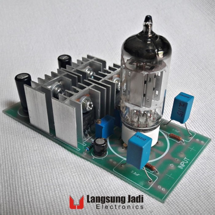 KIT ROGGOM 12AU7 IRF510 STEREO HYBRID MOSFET HEADPHONE AMPLIFIER