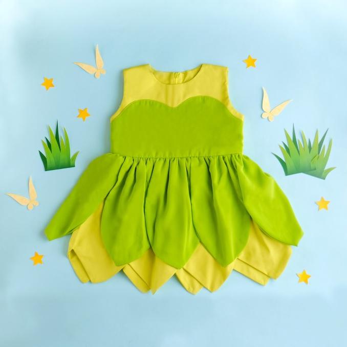 TINKERBELL DRESS / DISNEY PRINCESS DRESS / KOSTUM PRINCESS ANAK