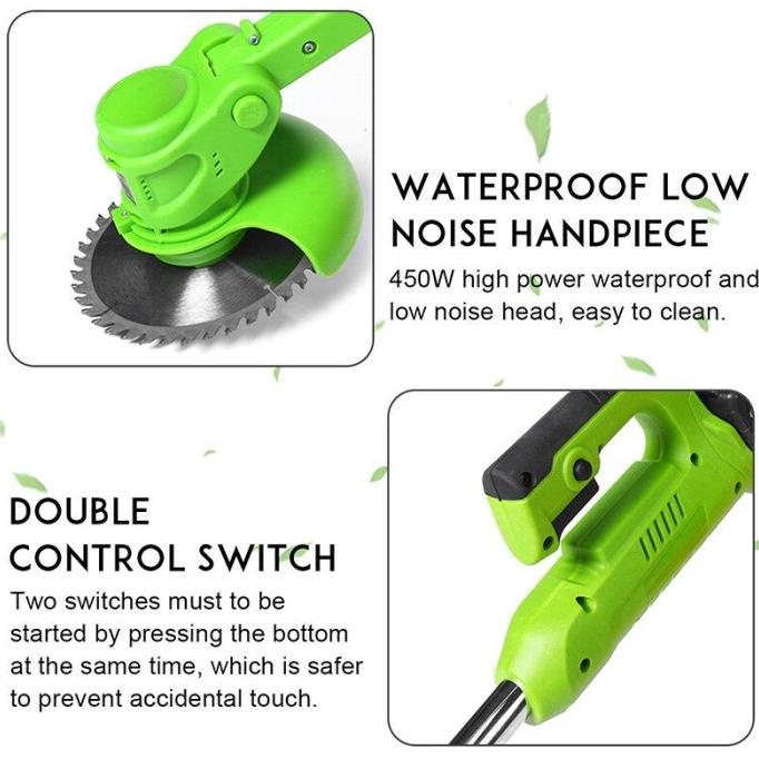 48V Mesin Potong Rumput Cordless Grass Trimmer Mesin Pemotong Rumput