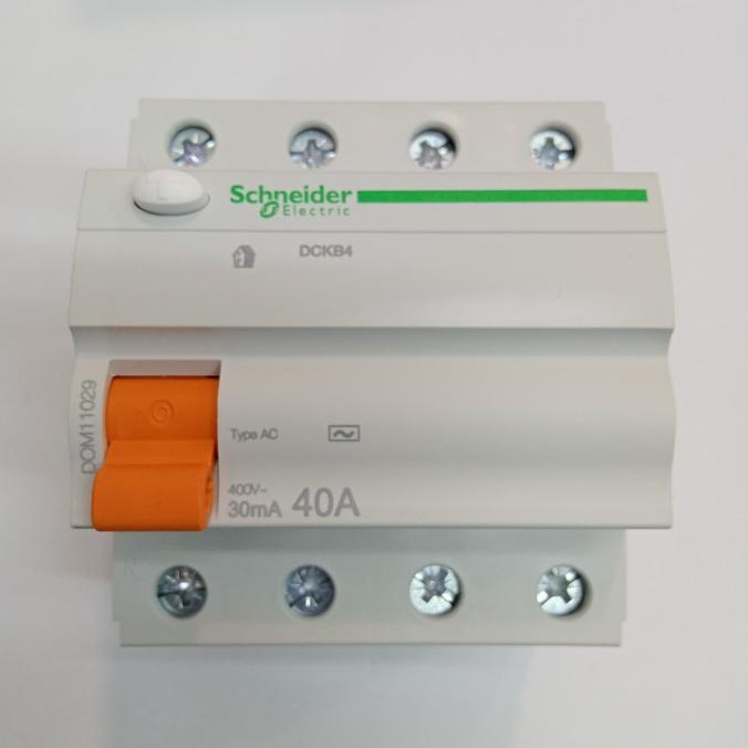 Elcb Rccb Domae 4P 40A 30Ma Schneider Original