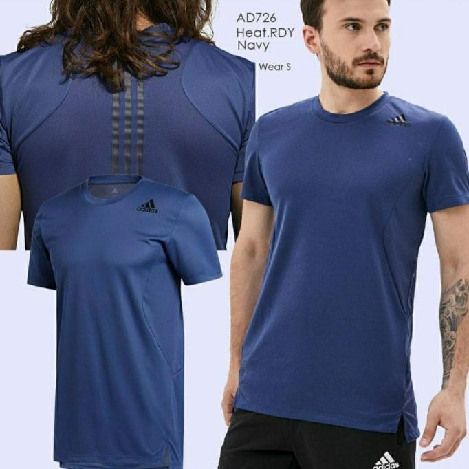 baju kaos dry fit pria olahraga original adidas