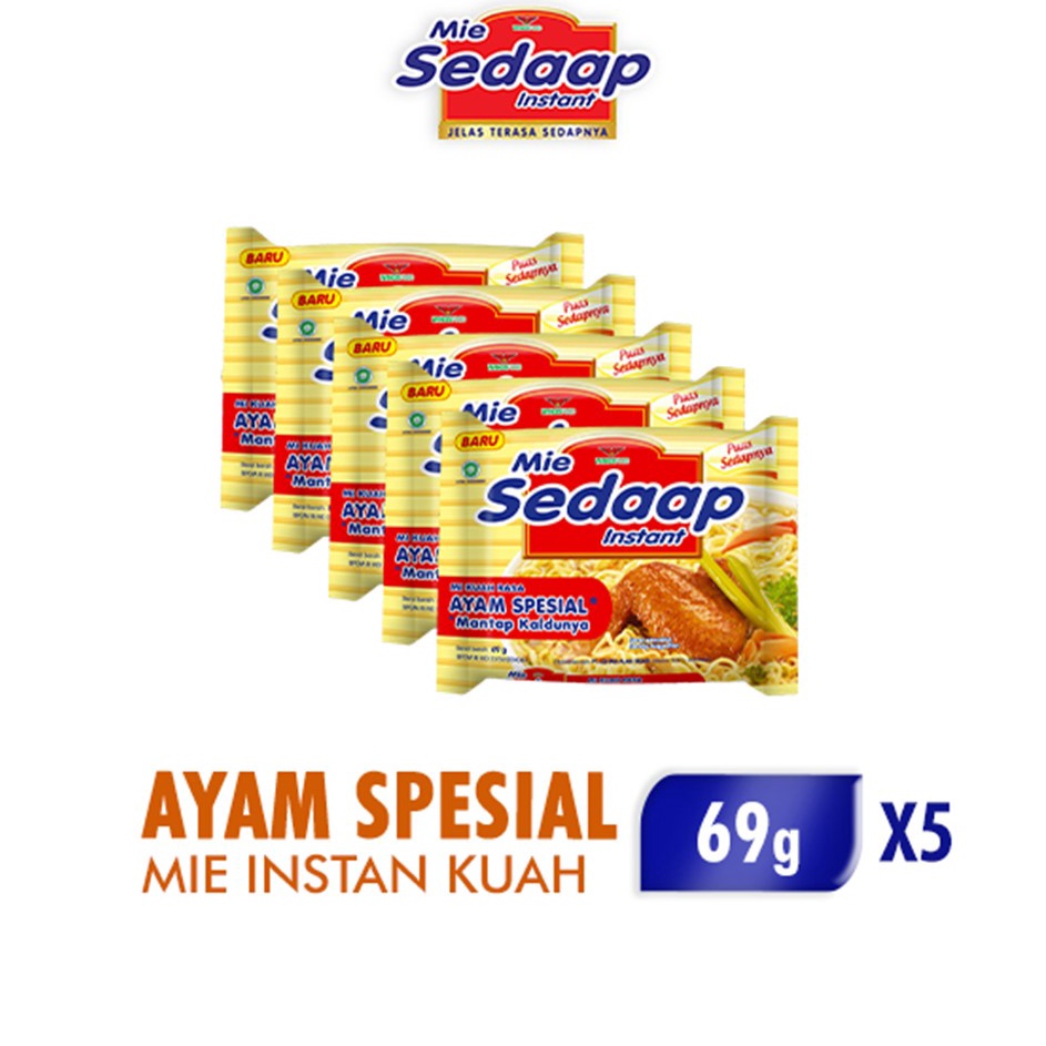 

CMJG0157 STAR Mie Sedaap Ayam Spesial 69gr x5