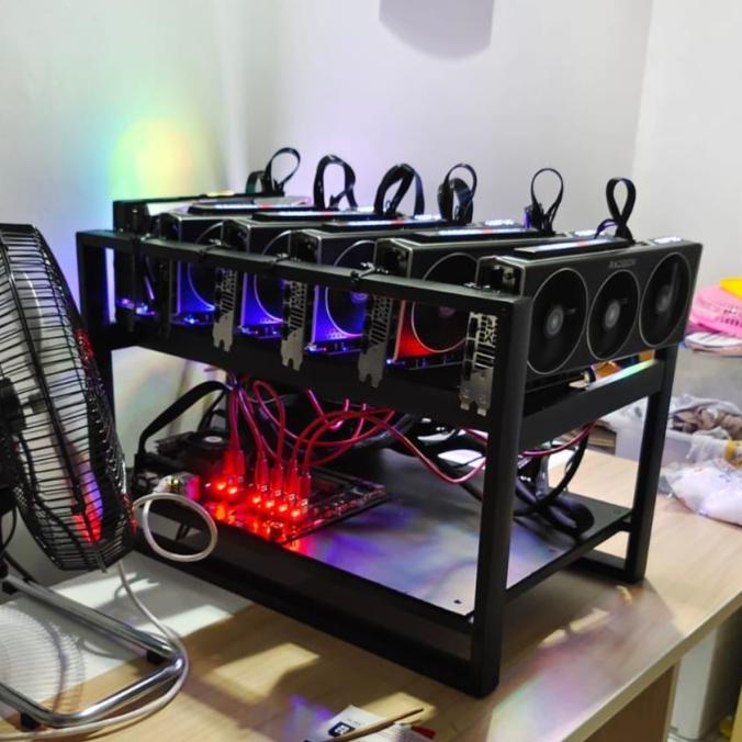 Paket Mining Rig Sultan RX 6800 XT 6 VGA Auto Cuan