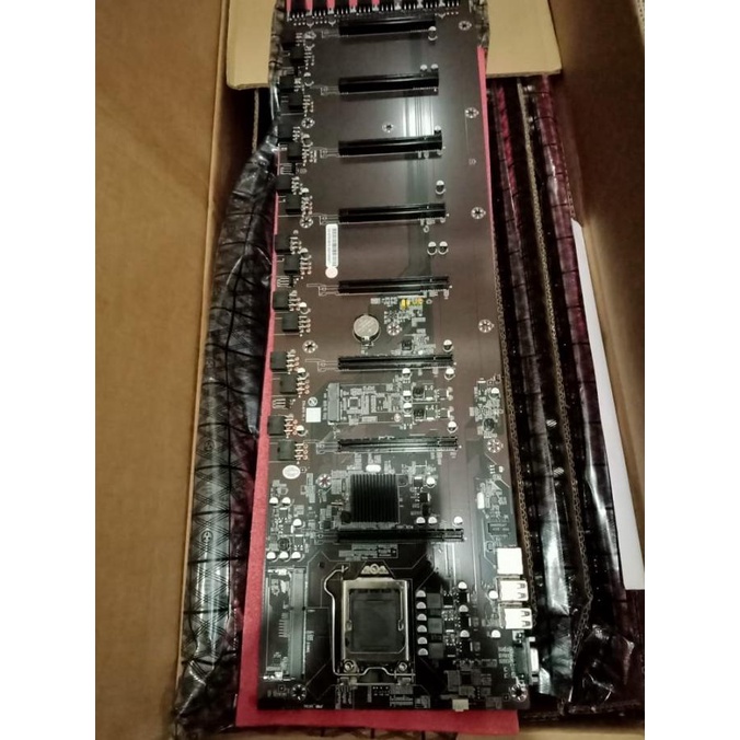 MOTHERBOARD MINING XTREME ETH-B75 8 SLOTS PCI-E BROWN BOX