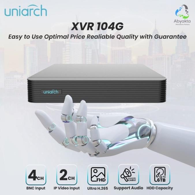 Dvr Cctv Uniarch Xvr Uniarch 4ch XVR-104G Garansi Resmi