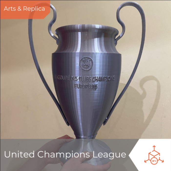 Terlaris Replika Piala Ucl Trophies Piala, Replica United Champions League