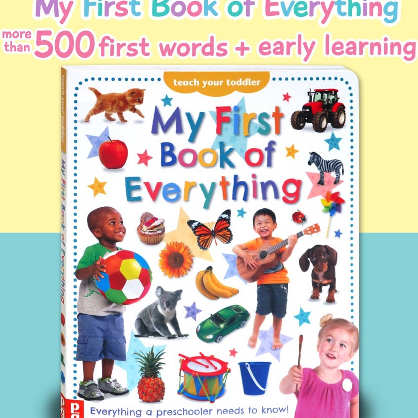 𠅤 XX 8299 [Award] My First Book of Everything Board Book (first words & early learning) (lebih dari 