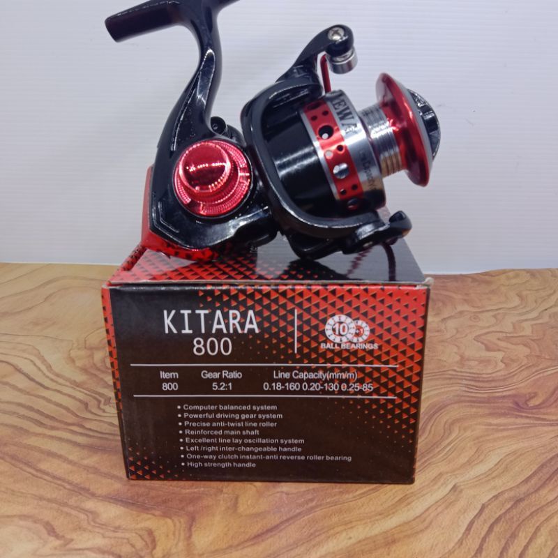 REEL SPINNING MINI AEWA KITARA 800 SUDAH ONE WAY SPOOL ALUMUNIUM