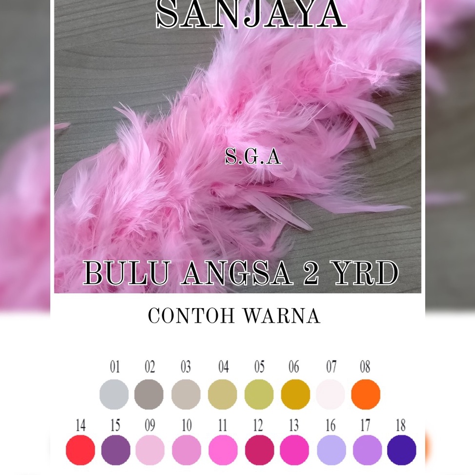 TOP SALE HIASAN BULU ANGSA / BULU ANGSA JAHIT / AKSESORIS BULU ANGSA WARNA WARNI / MISC BULU ANGSA