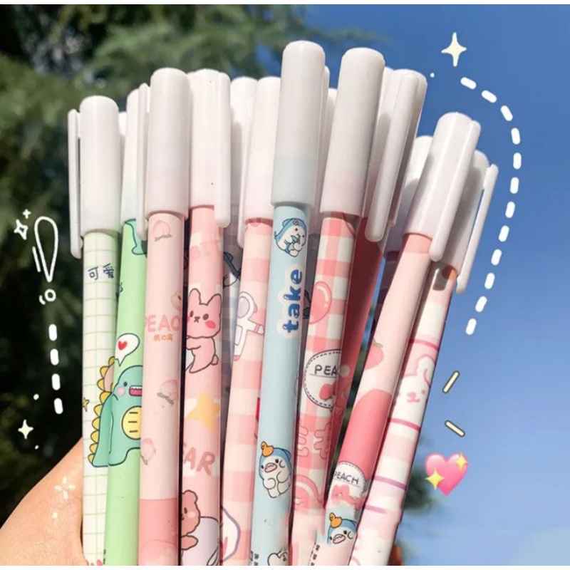 

YTA 12 PCS BOLPEN GEL HAPUS TINTA HITAM G9A