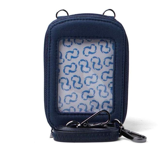 Id Card Holder Dompet Gantung Pria Navy Wallts Bristol Navy