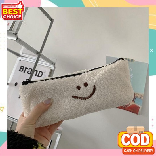 

Tempat Pensil Anak Aesthetic Transparan Tepak Serbaguna Kotak Pensil Murah Perempuan Lucu Karakter Pencil Case Bts Laki Laki Kain Tempat Pensil Besar Kotak Pensil Korea Bulu Lucu Minimalis - Smiley