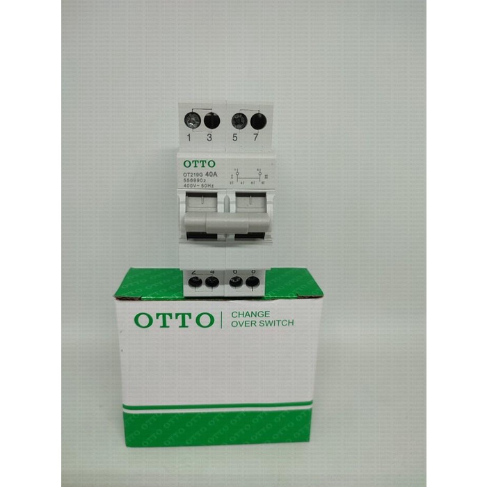 Otto Cos Change Over Switch Ohm Saklar Model Mcb 2 Phase 25A 40A 63A