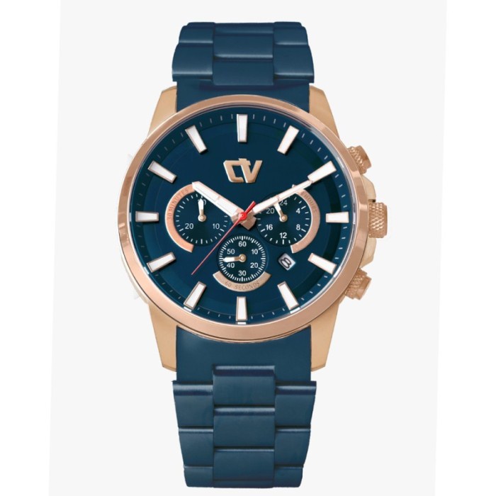Jam Tangan CHRIST VERRA Pria Original CV C10721G-1J BLU