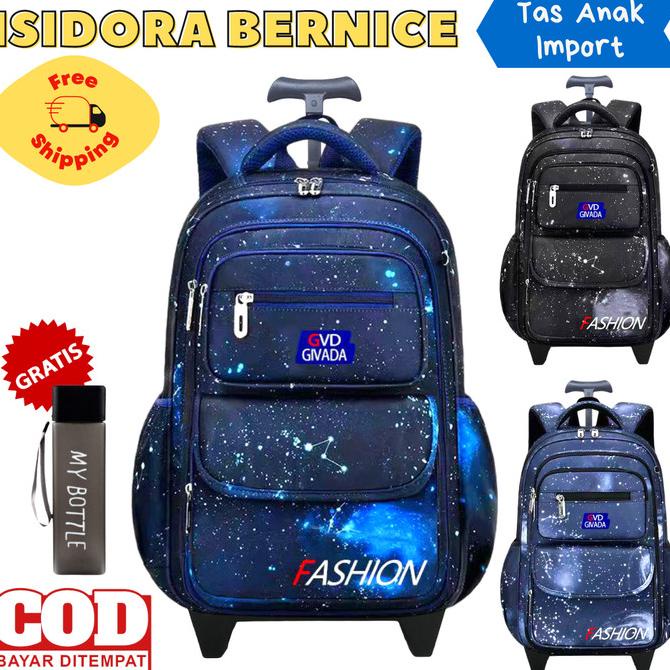 Trolley Tas Koper Anak Tas Troli Anak Sekolah Laki Laki SD SMP Remaja