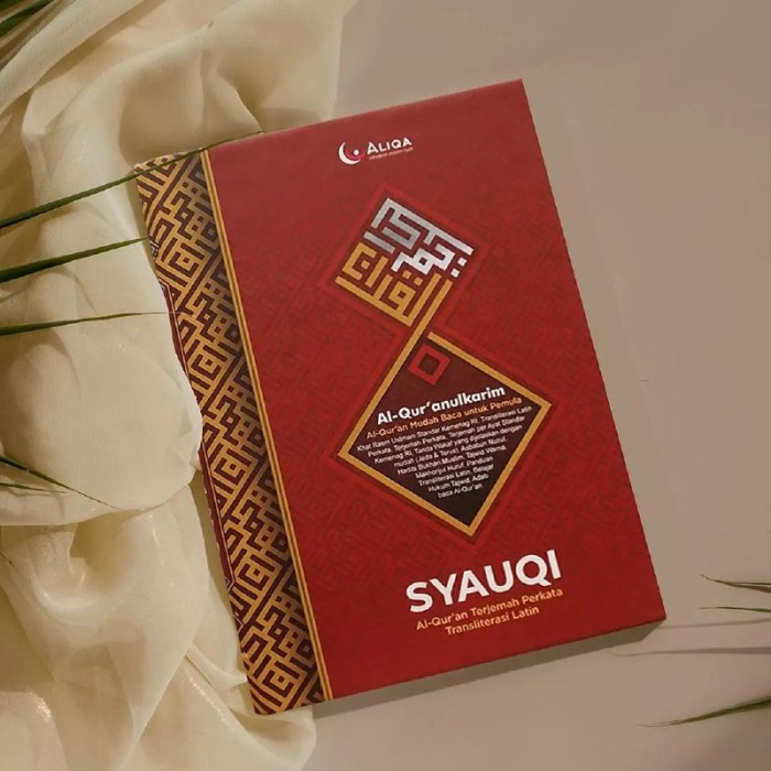 Ready  Al-Quran Syauqi Aliqa Terjemah per Kata dan Tajwid Jumbo dan Sedang ORIGINAL ASLI