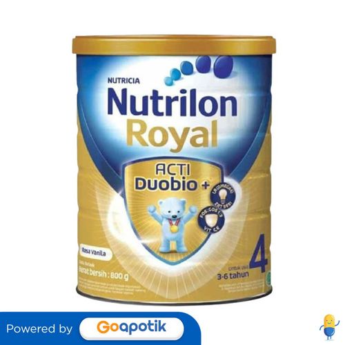 

Nutrilon Royal 4 Acti Duobio 3-6 Tahun Vanila 800 Gram Kaleng