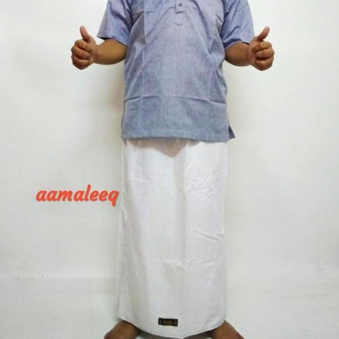 sarung celana pohon korma putih polos