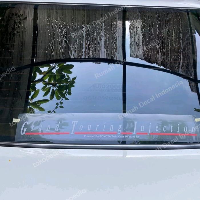 Stiker Corolla Twincam Gti Kaca Belakang