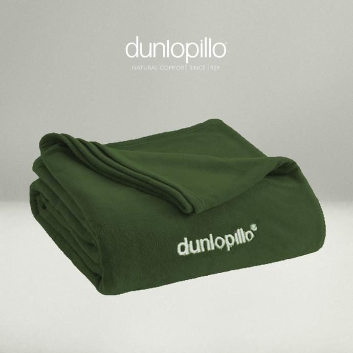 Dunlopillo Thermal & Travel Blanket Green Army ( Selimut hangat )