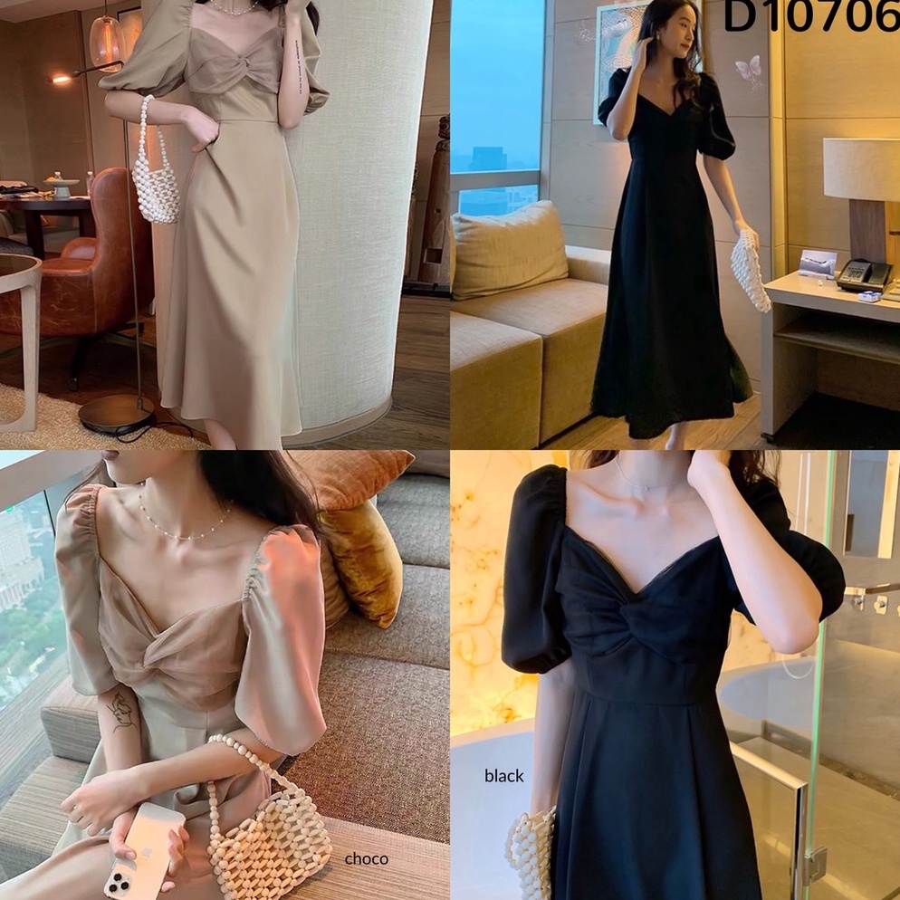 tqom -3 [FG] Alison Cross Front Midi Dress D10706 228