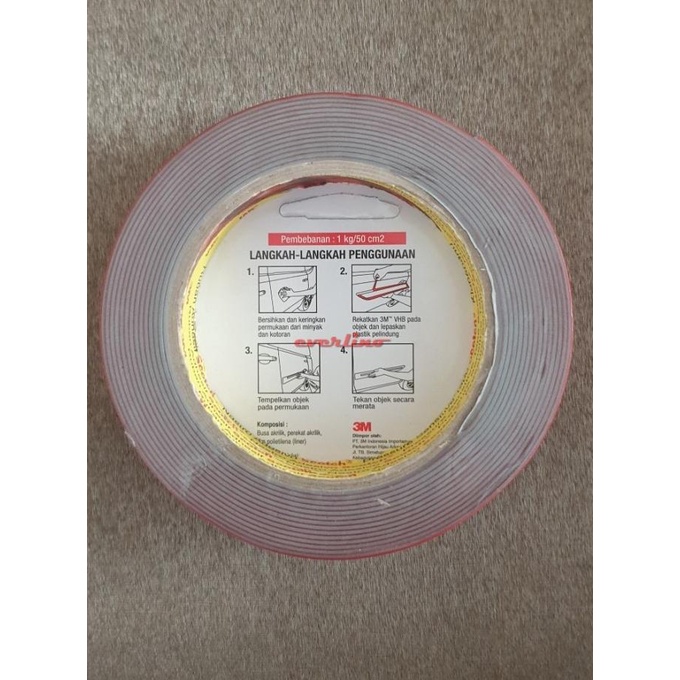 

PROMO berkah Double Tape 3M VHB 24 mm x 4,5 m foam mobil selotip bolak balik |Paling murah