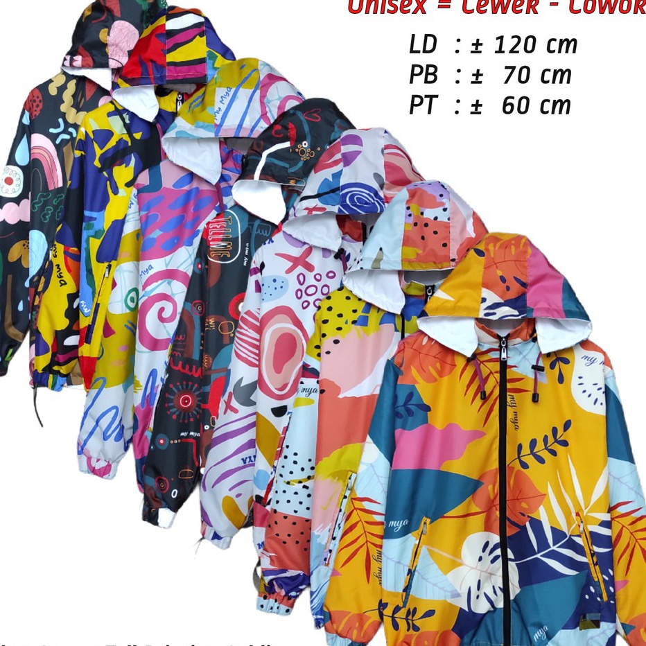 12.12 SALE Limited Jaket  Parasut Full Print / jaket parasut hoodie / jaket motor / jaket sepeda / J