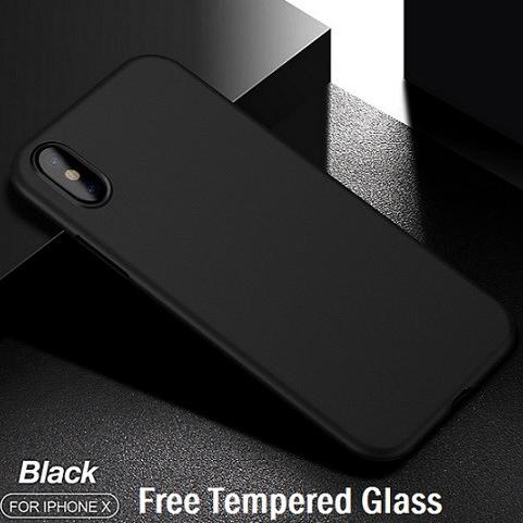 New Cafele Ultra Thin Case - Iphone X [Free Tempered Glass] - Original Original