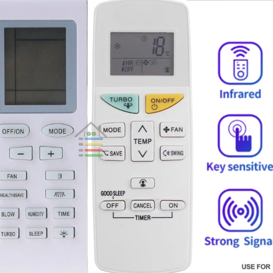➠❉✳ REMOTE AC DAIKIN SPLIT LOW WATT INVERTER MULTIFUNGSI LANGSUNG PAKAI Terlaku.