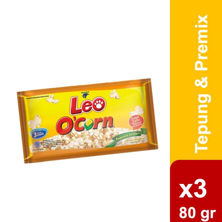 

Harga termurah O'Corn Instant Rasa Sweet Kettle 80 gr x3 J0Q