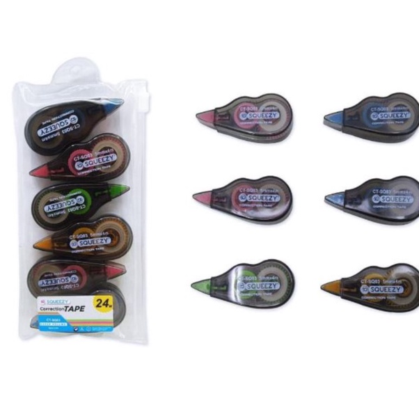 

CDNP8511 Terlaku... CORRECTION TAPE 1 set isi 6 / TIPEX KERTAS MURAH 24 METER / TIP EX / TIPE X