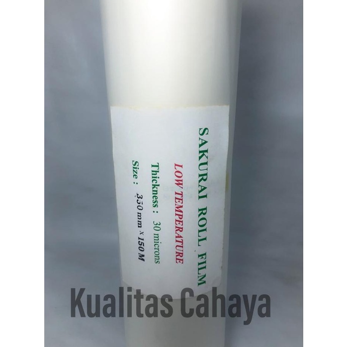 

Terlaris Plastik Laminating Roll Sakurai Doff 30Micx350Mmx150M