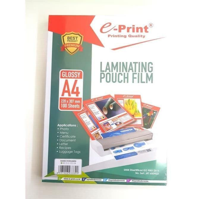 

Sale Laminating Eprint A4 Glossy Pouch