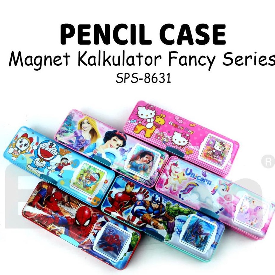 

Harga Murah✸↑ Kotak Pensil Magnet Kalkulator Karakter 8631 / Kotak Pensil TANPA Serutan W72