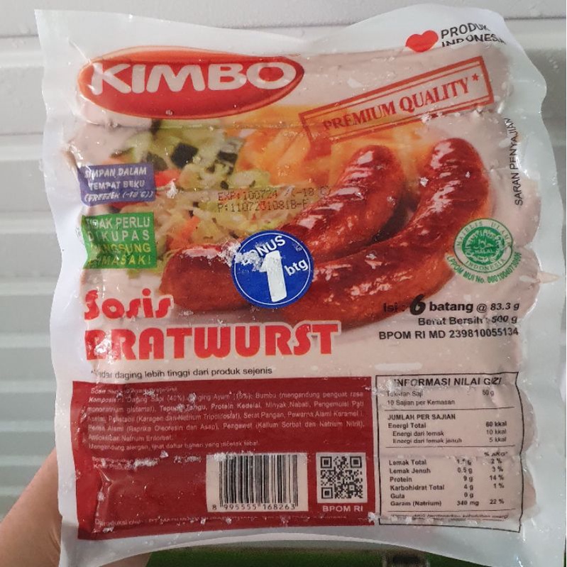 

(TERMURAH) Sosis Bakar Jumbo Kimbo isi 6+1