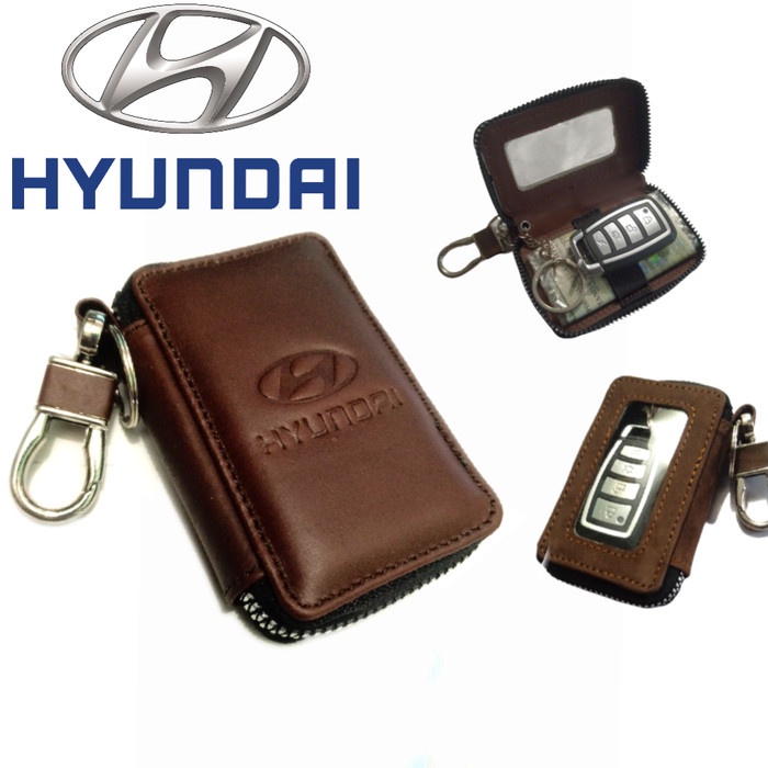 Dompet Kunci Remote Keyless Mobil Hyundai Kulit Asli Dompet Stnk Murah