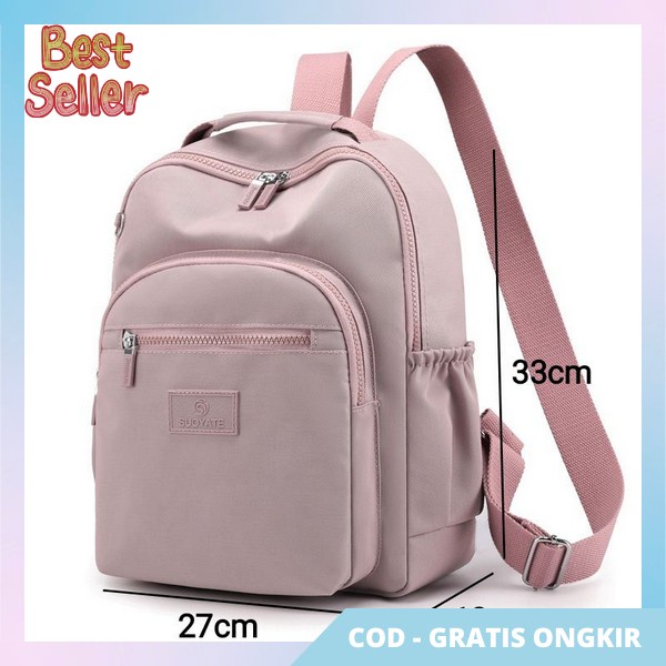 Tss Punggung Kekinia 2023 Ransel Fungsional Wanita Rancel Belakang Tas Ransel Branded Water Resistan