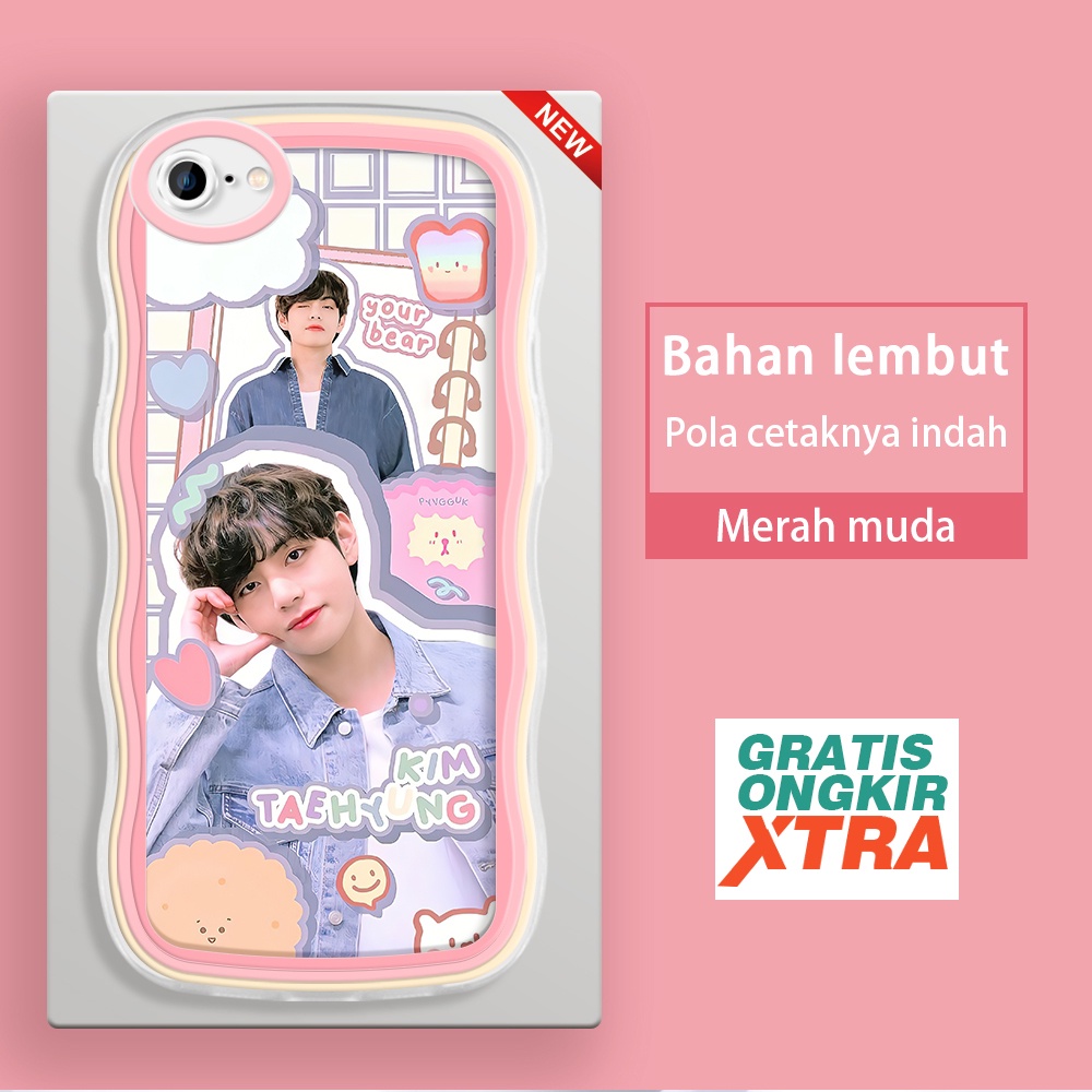 Mulia OPPO A71 A74 A77S A83 A91 A92 A93 2020 A95  Casing Ponsel  Korea Kim Tae Hyung BTS  warna-warn