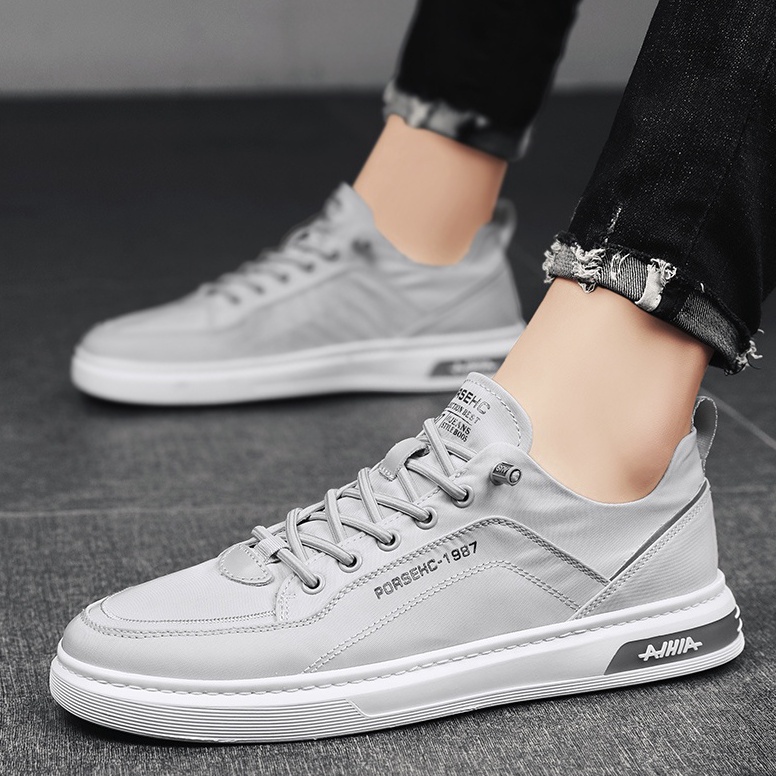 KodeN3z3Y Highland Sepatu Pria Sneakers Casual Kerja Pria Sepatu Cowok Keren Sekolah Fashion Sepatu 